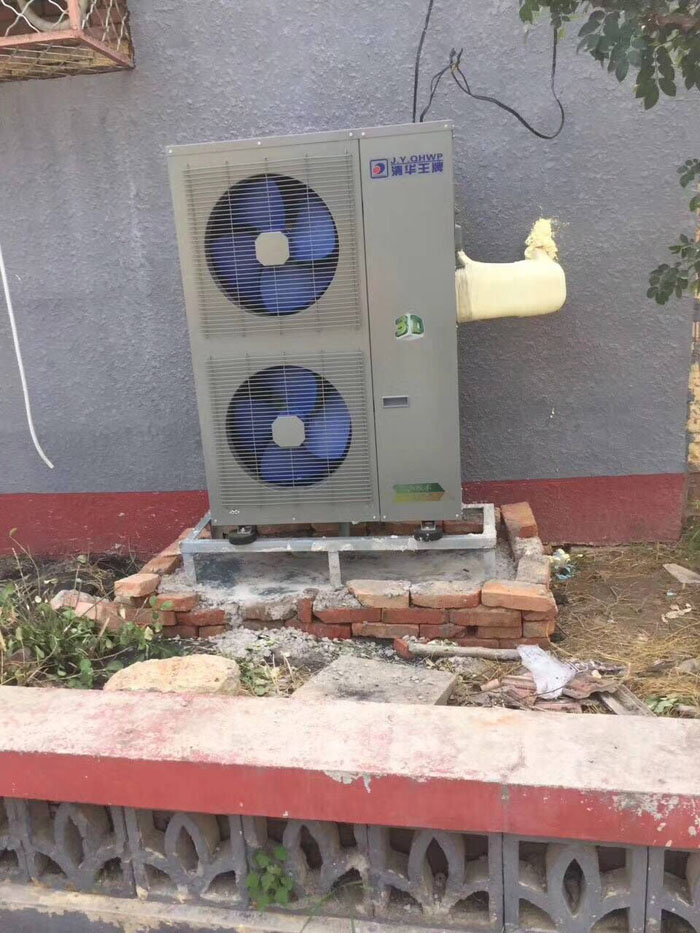 聚陽煤改電空氣能用戶安裝案例