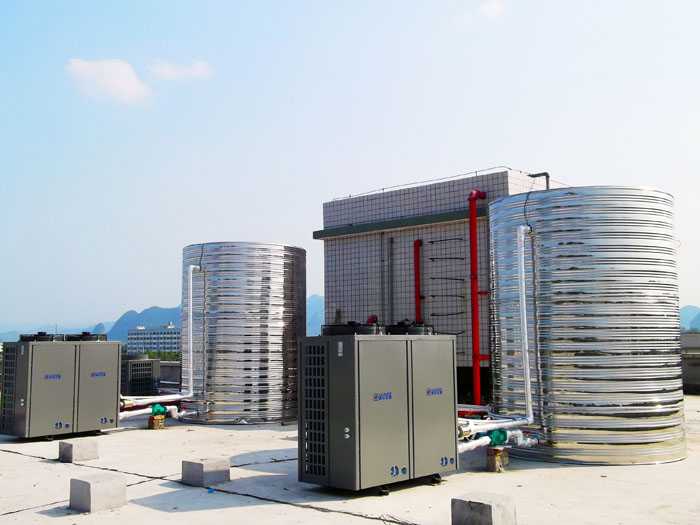 澡堂空氣能熱水工程