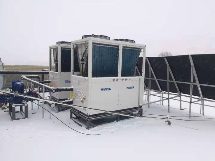 中鐵局 聚陽 光伏板+空氣能采暖