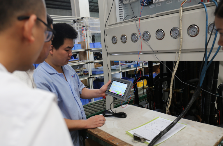 河北清潔能源協會領導蒞臨聚陽空氣能