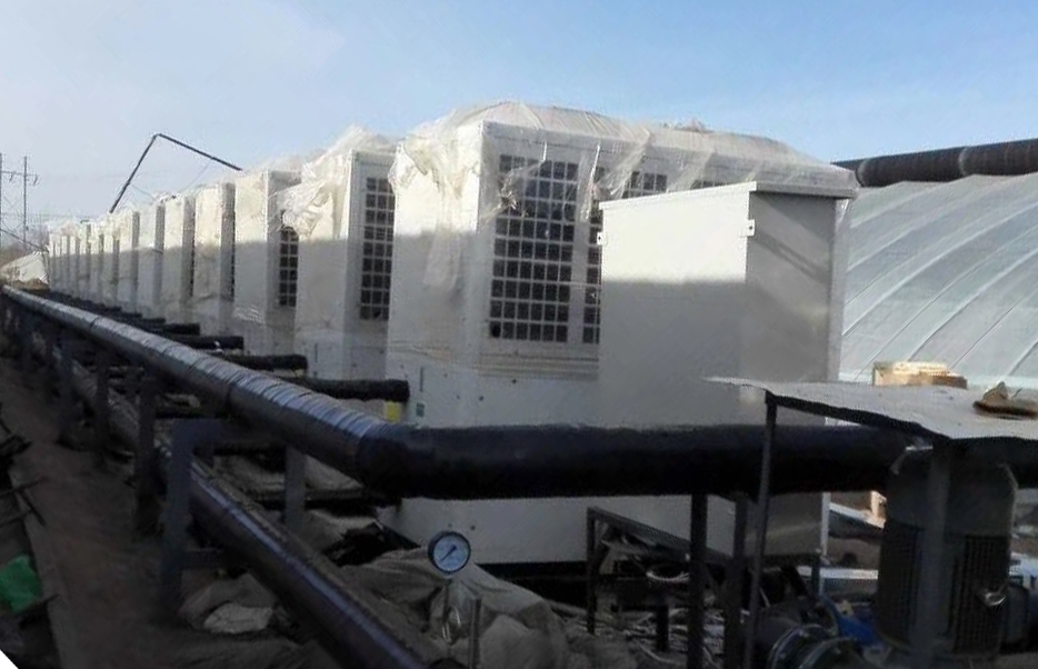 大棚空氣能采暖 聚陽大棚采暖空氣能