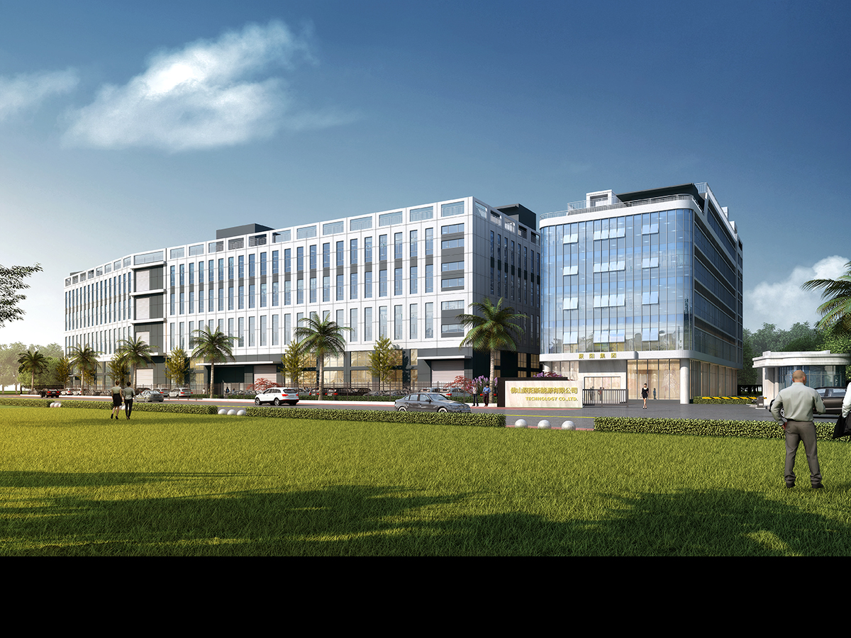  聚陽新能源生產基地項目新工廠效果圖