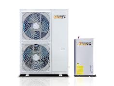 變頻空氣能采暖分體機組,能效高 噪音低 不俱嚴寒